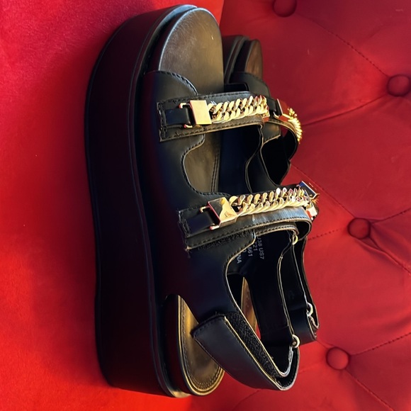 ASOS Design strappy black platform sandal - Picture 4 of 5